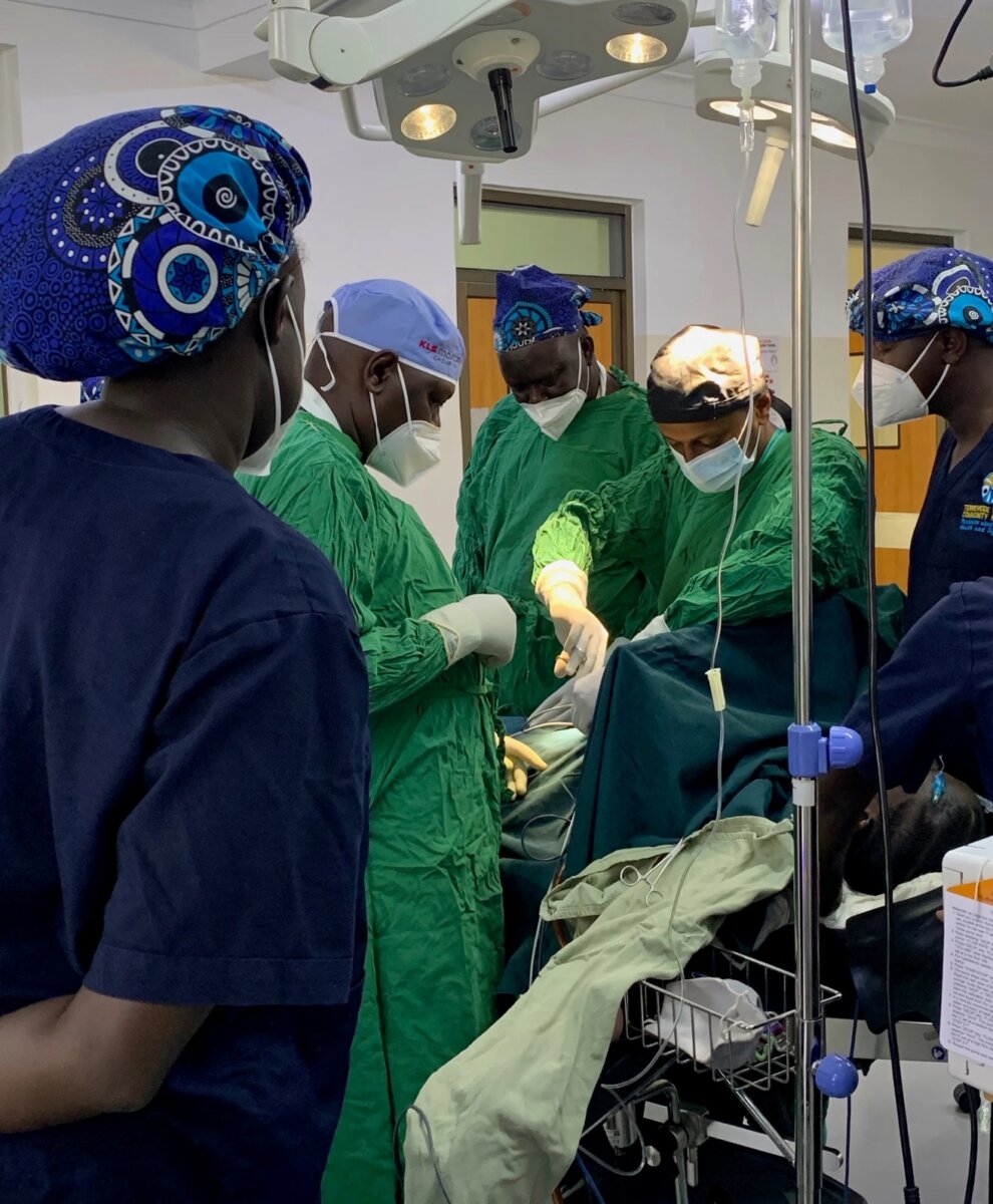 Dr Fekade-fistula repair demonstration