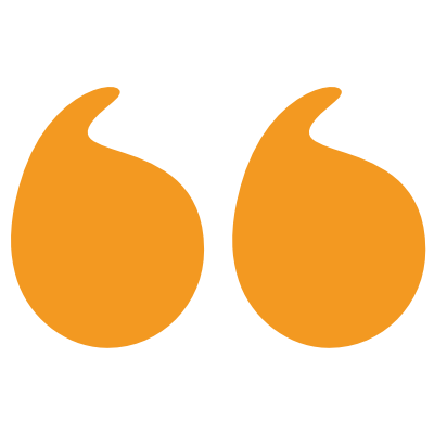 Quote icon orange