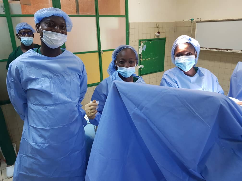 Urology Residents attending training in Bobo