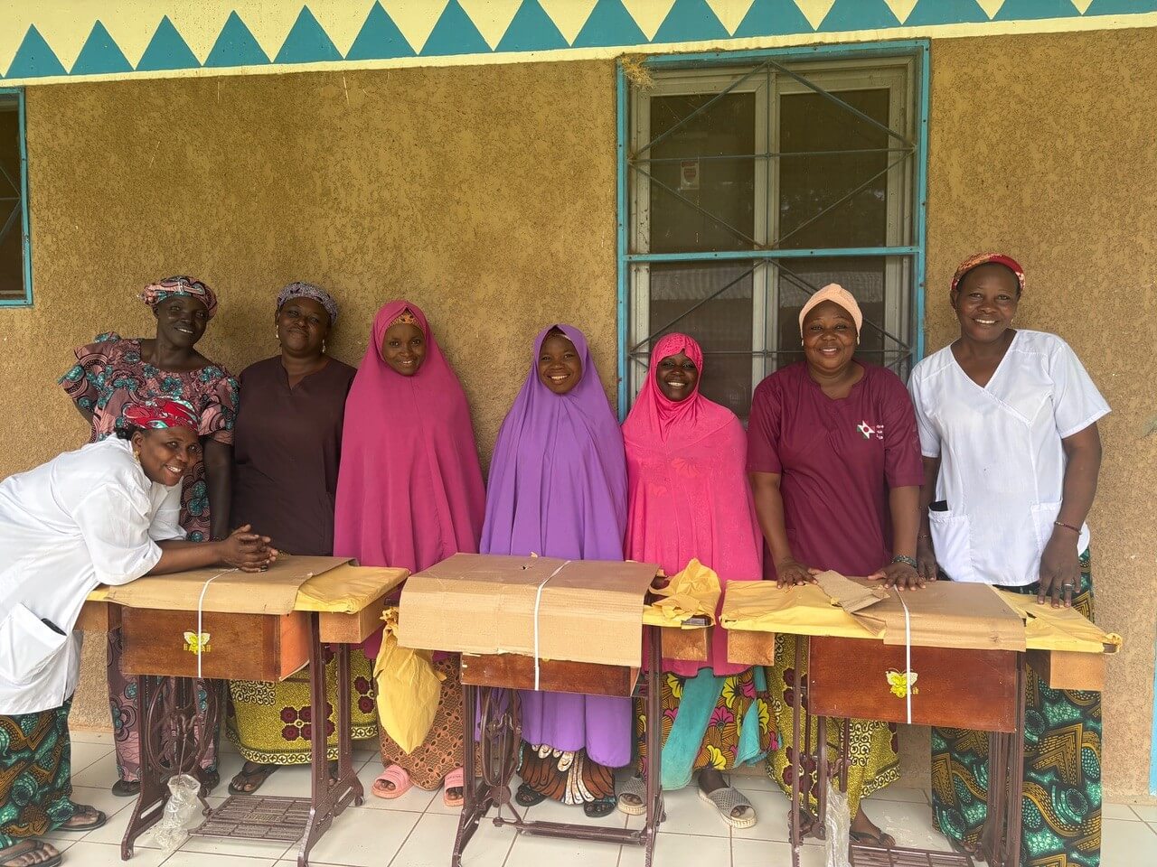 Women completing livelihood training connected with Danja Fistula Center